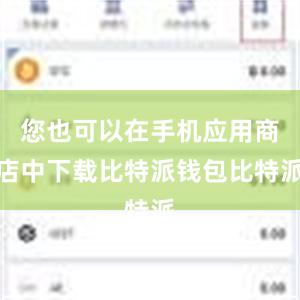 您也可以在手机应用商店中下载比特派钱包比特派