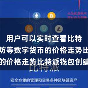 用户可以实时查看比特币、以太坊等数字货币的价格走势比特派钱包创建