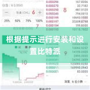 根据提示进行安装和设置比特派